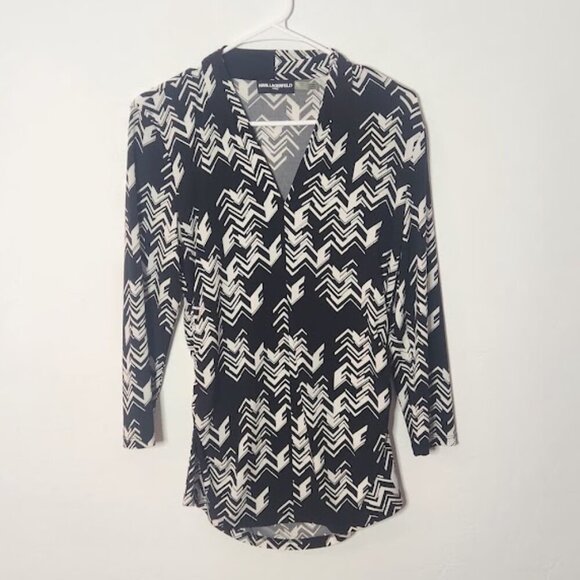 Karl Lagerfeld Women's Blouse Size Medium - Picture 1 of 6